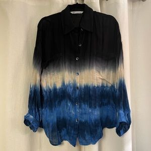 Zara Linen Blouse Size Small